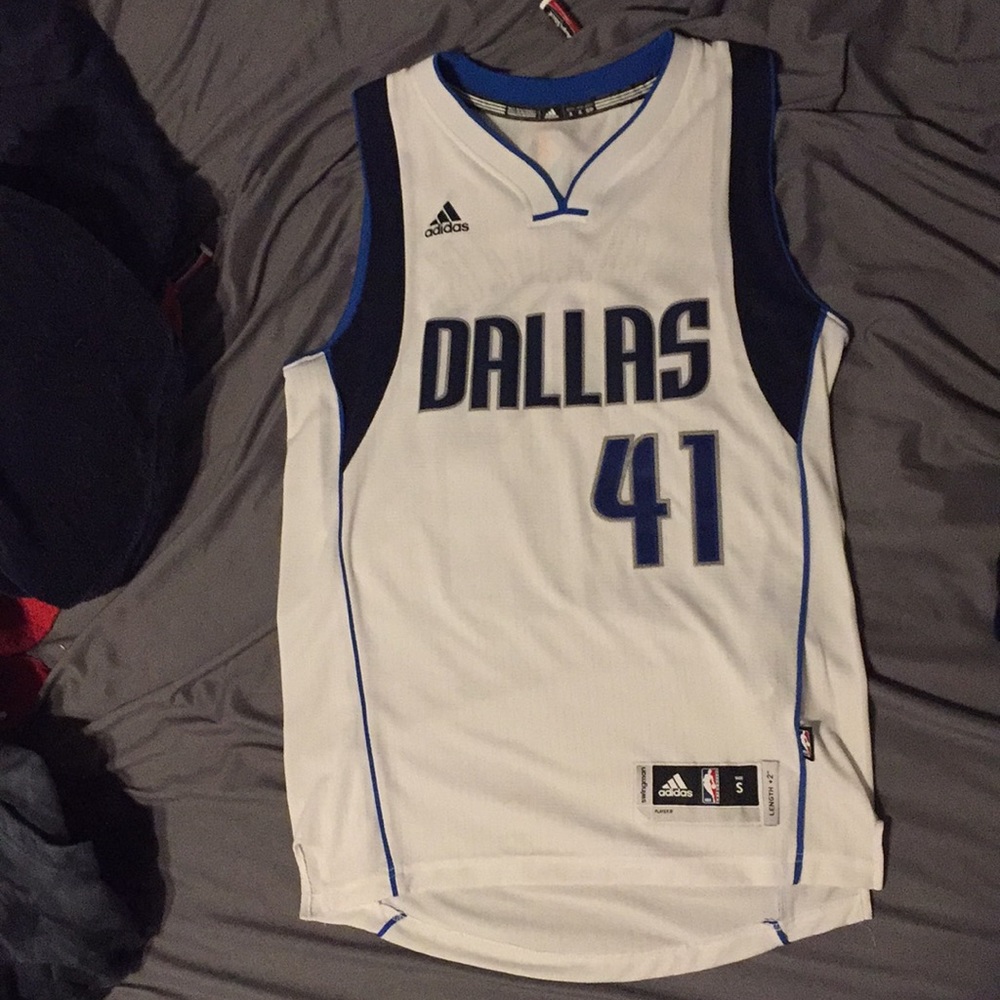 Authentic Adidas Dirk Nowitzki Mavericks Jersey